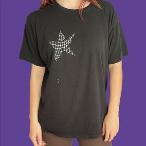 Screen printed oversized t-shirt